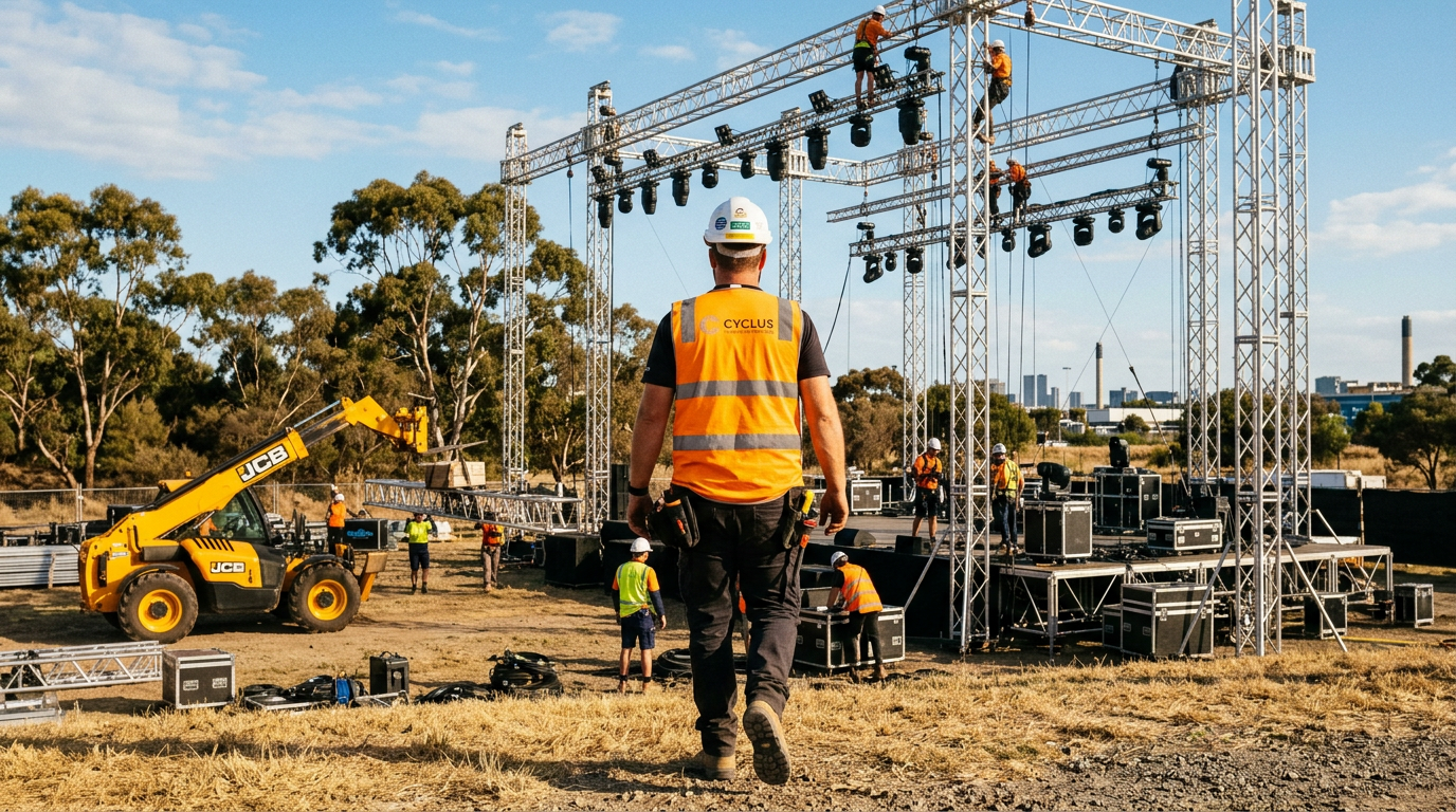 Best Practices for Working with Your Venue Site Build Crew