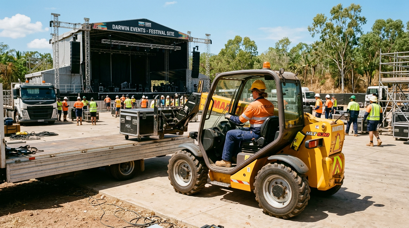 What to Look for in Telehandler Operators for Event Bump Outs