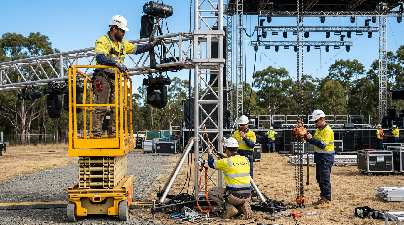 4 Best Practices for Large Scale Concert Rigging Success