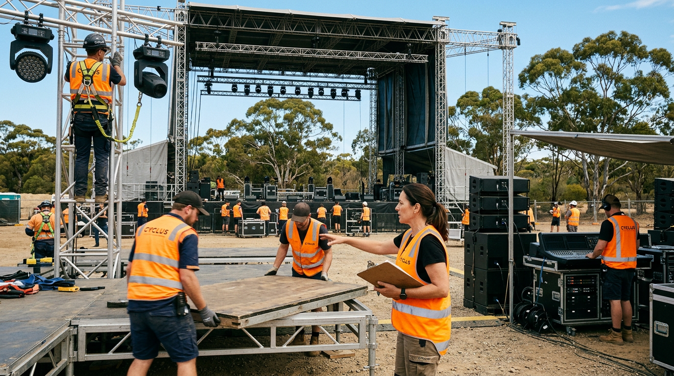 Best Practices for Hiring a Concert Production Crew in Western Australia