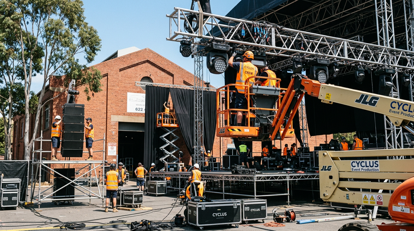 Do You Need Technical Crew for Your Perth Event? Find Out Now!