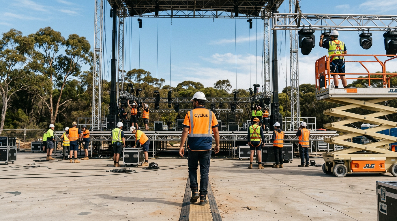 Estimate Your Live Event Crew Needs for Large Events in Perth