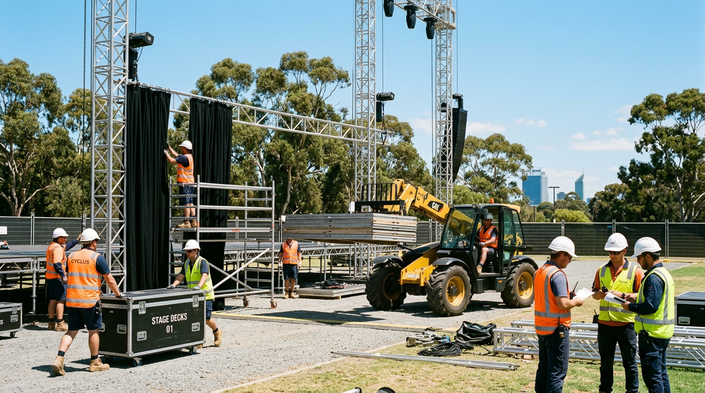 How to Hire a Safety Compliant Load-In Crew in Perth