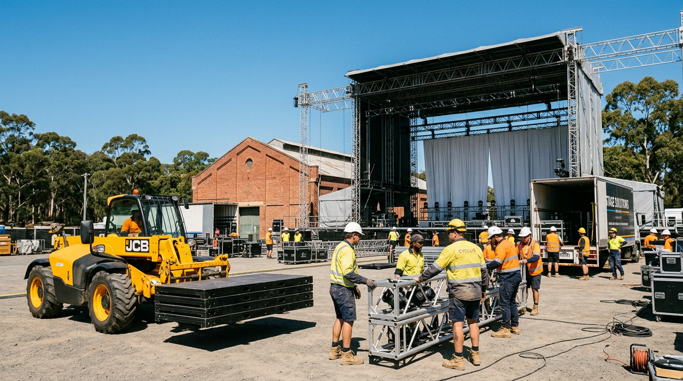 Master Load-In Coordination for Seamless Event Availability