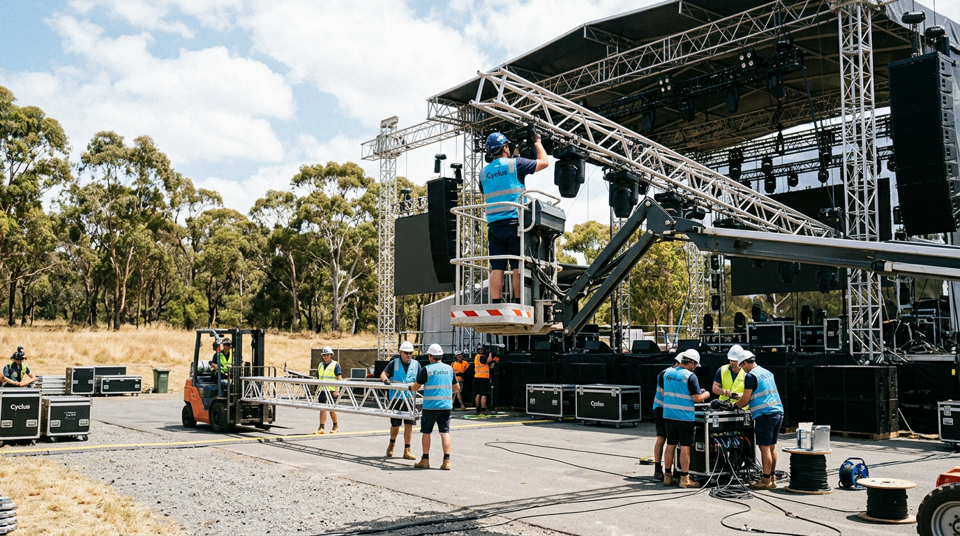 Why Cyclus is the Top Event Set Up Crew Provider for Your Needs