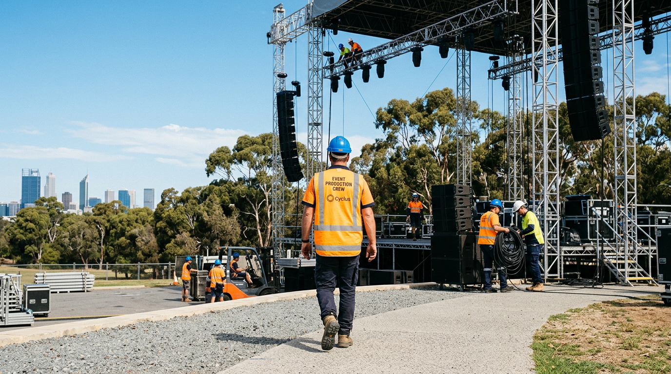 Why Hiring Perth’s Short Notice Live Event Crew is Essential