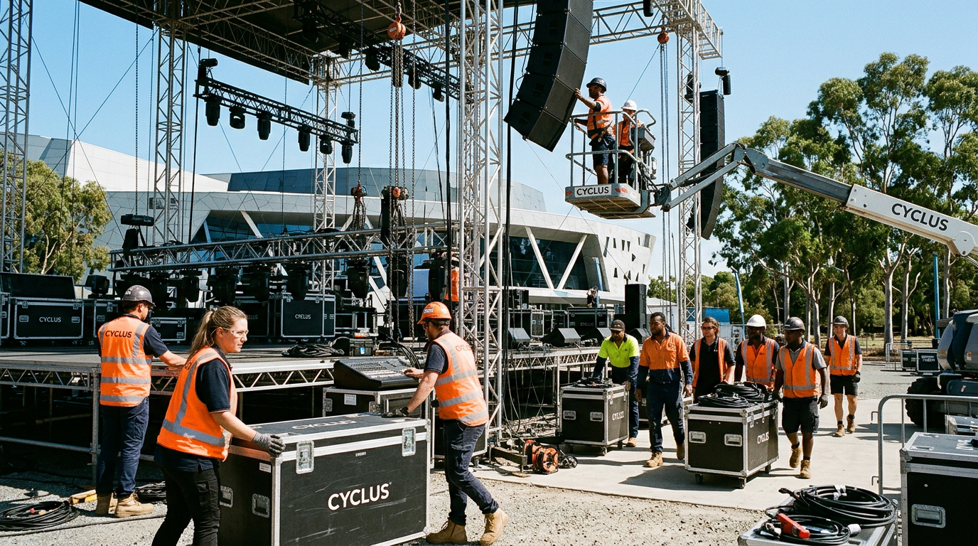 Why You Need a Load Out Crew for Arena Shows in Western Australia