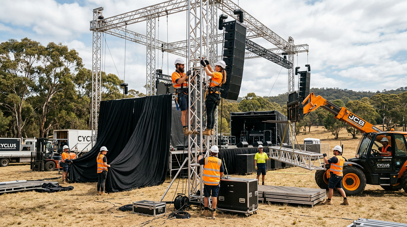 4 Best Practices for Hiring Experienced Event Set Up Crew in Australia