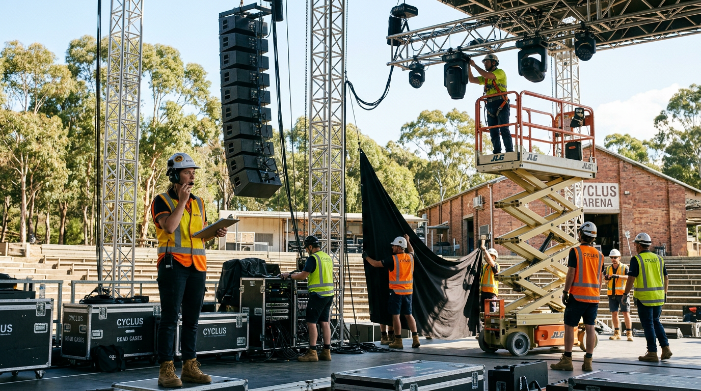 4 Best Practices for Managing Arena Show Stage Crew Effectively
