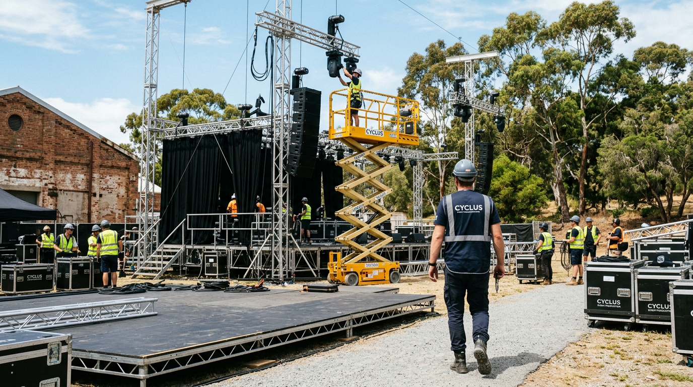 Best Practices for Event Install Crew Bump In Support in Perth