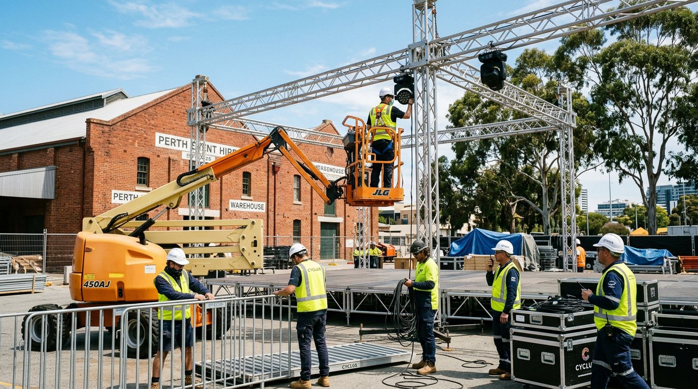 Master Brand Activation Event Site Installation in Perth, WA