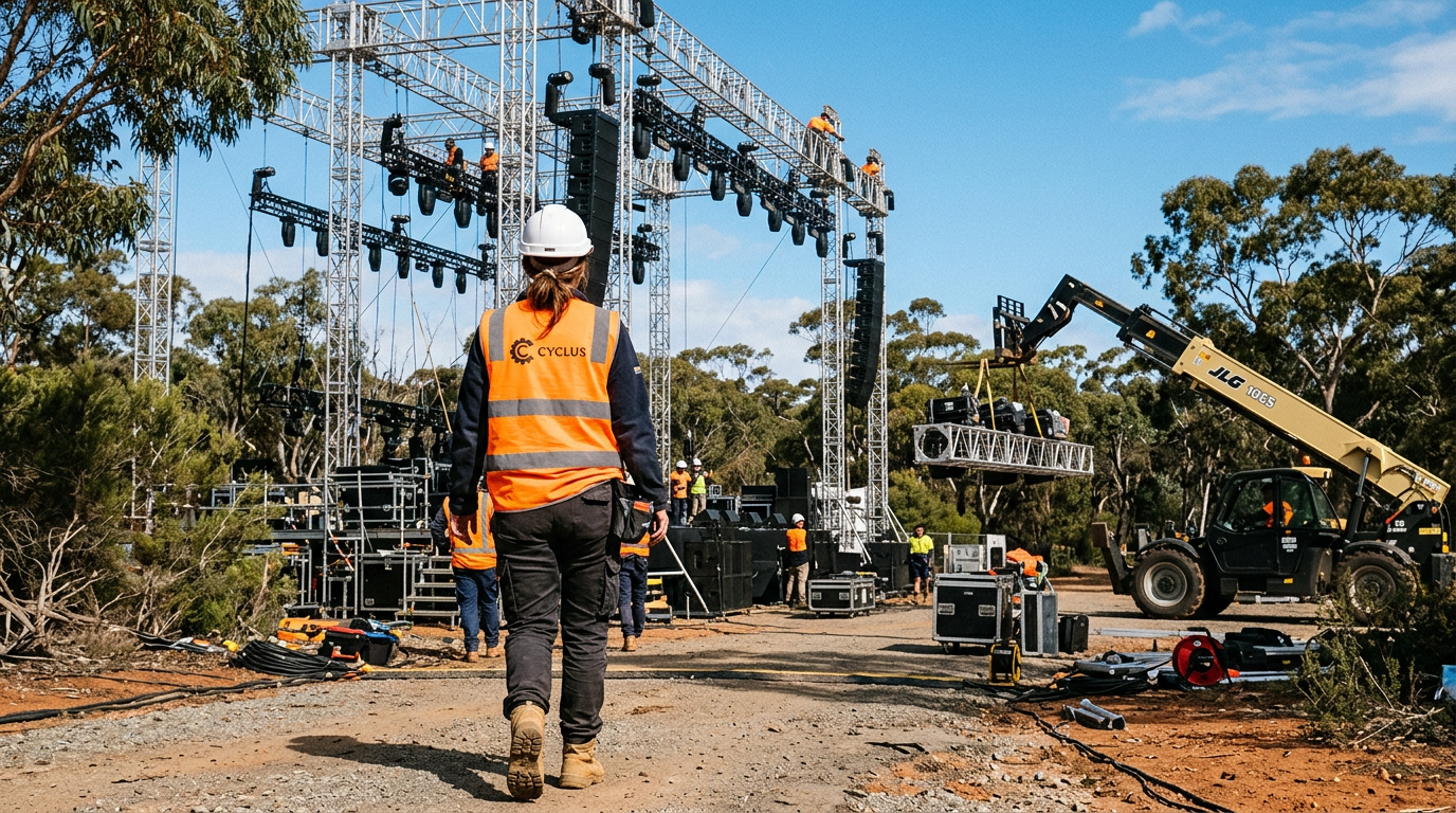 Understanding the Difference Between Load-In Rigging Support in Western Australia