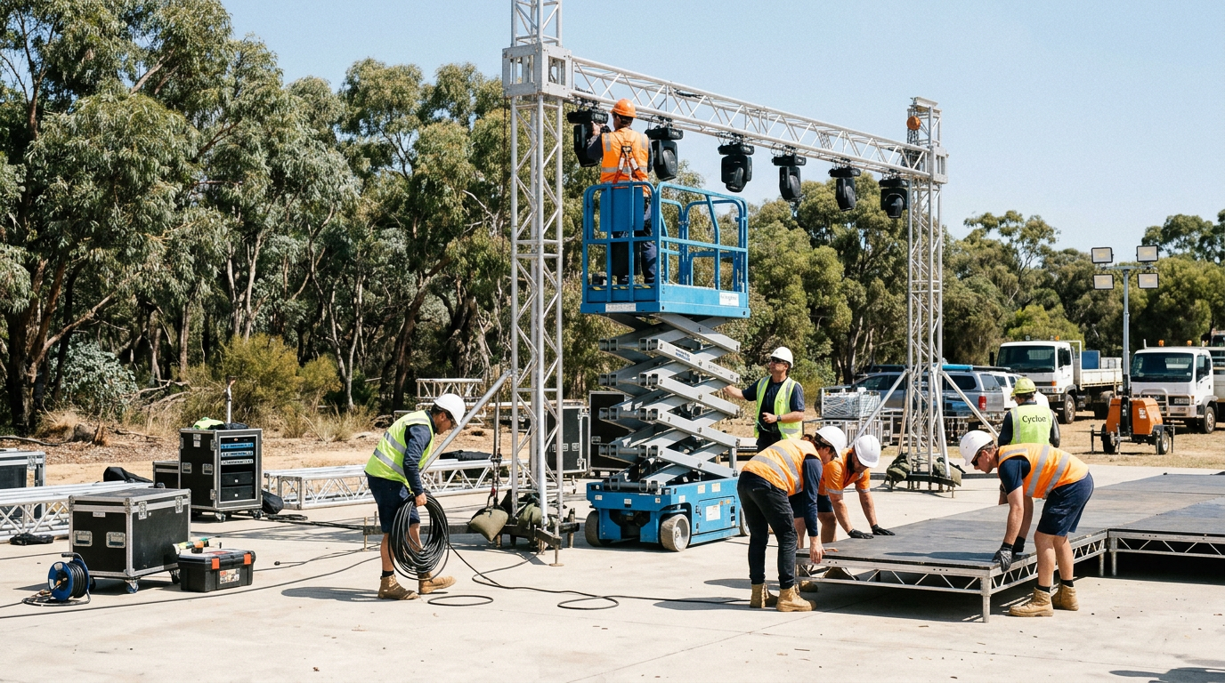 5 Best Practices for Hiring a Festival Site Build Crew in Western Australia