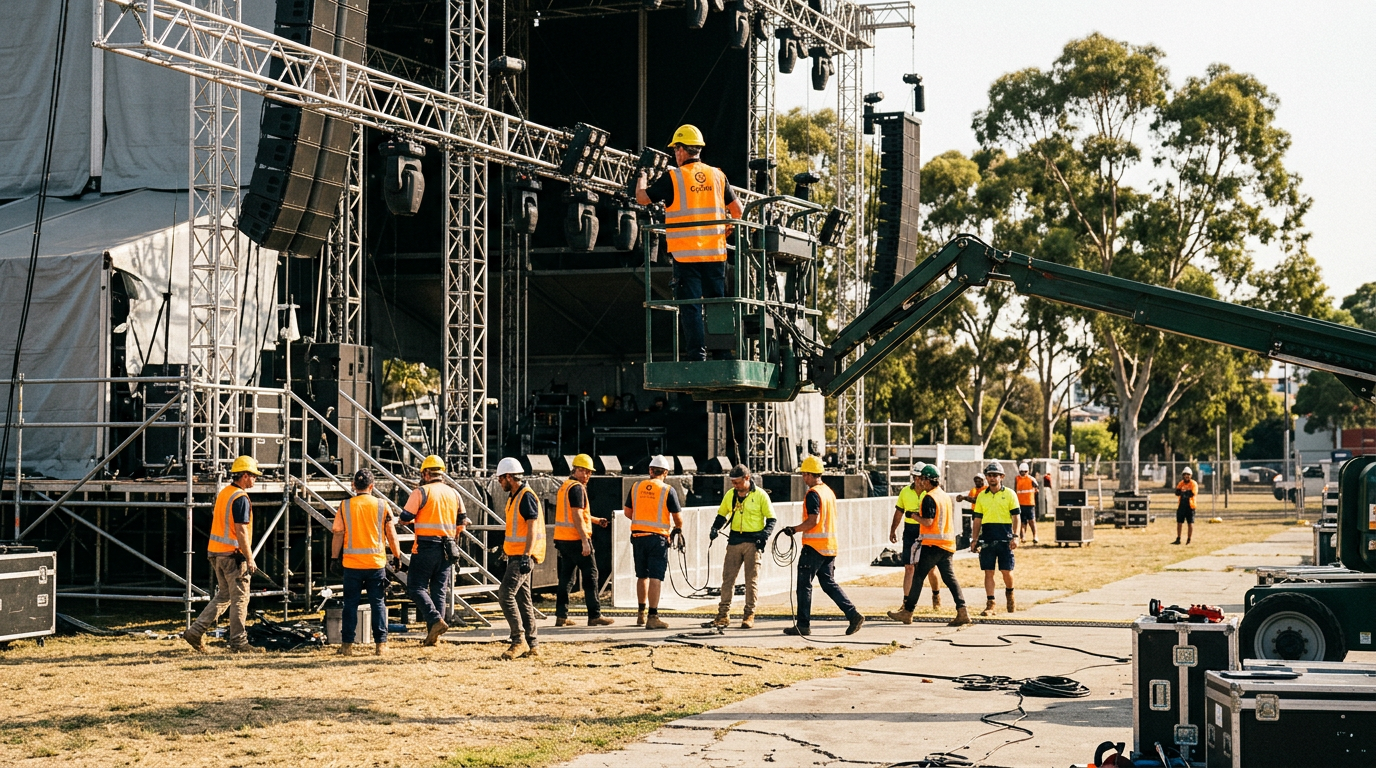 5 Best Practices for Your Festival Build and Strike Crew