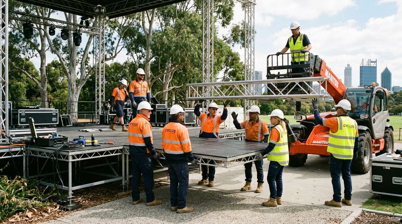 Best Practices for Building a Reliable Load-In Crew in Western Australia