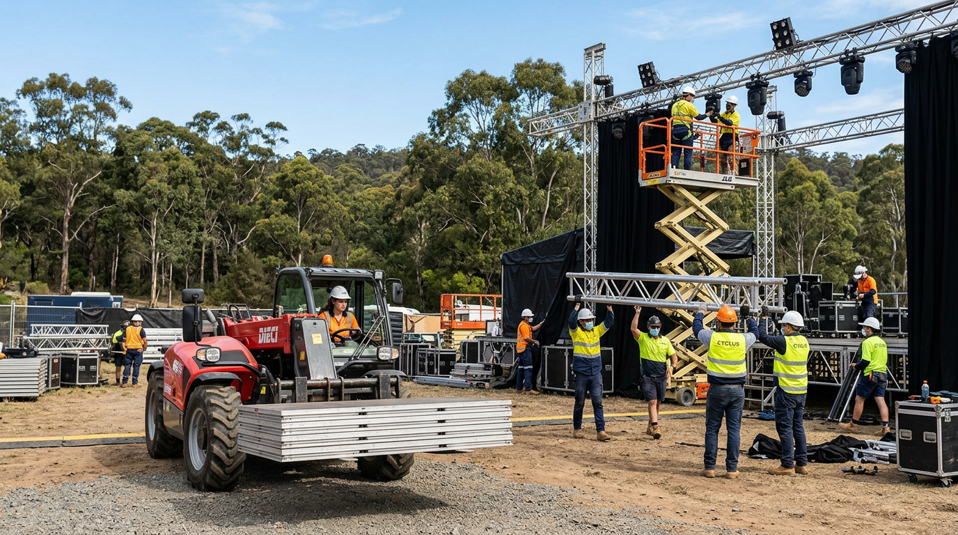 Best Practices for Hiring a Large Scale Event Install Crew in Australia