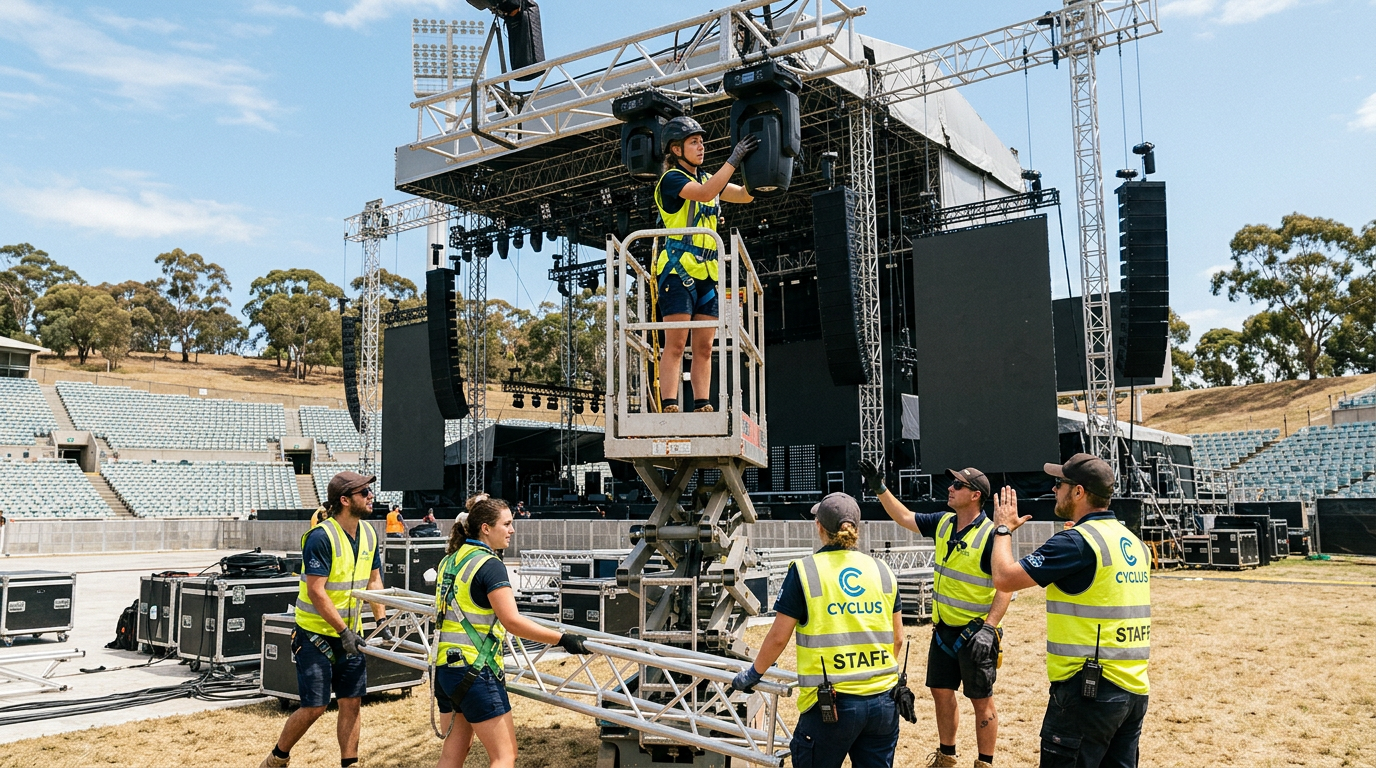 Best Practices for Stadium Event Crew Hire Across WA