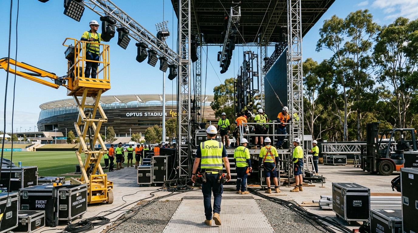 Best Practices for Stadium Event Crew Hire in Perth, WA