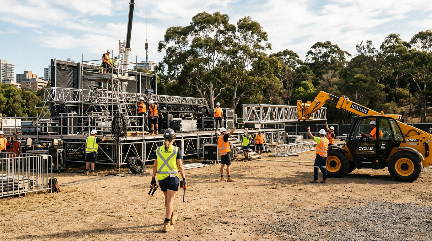 Comparing Dismantling Methods for Temporary Event Structures