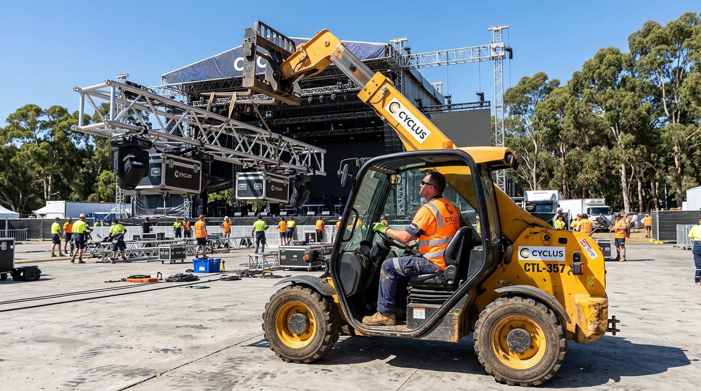 How to Hire an Experienced Telehandler Operator for Events in Perth