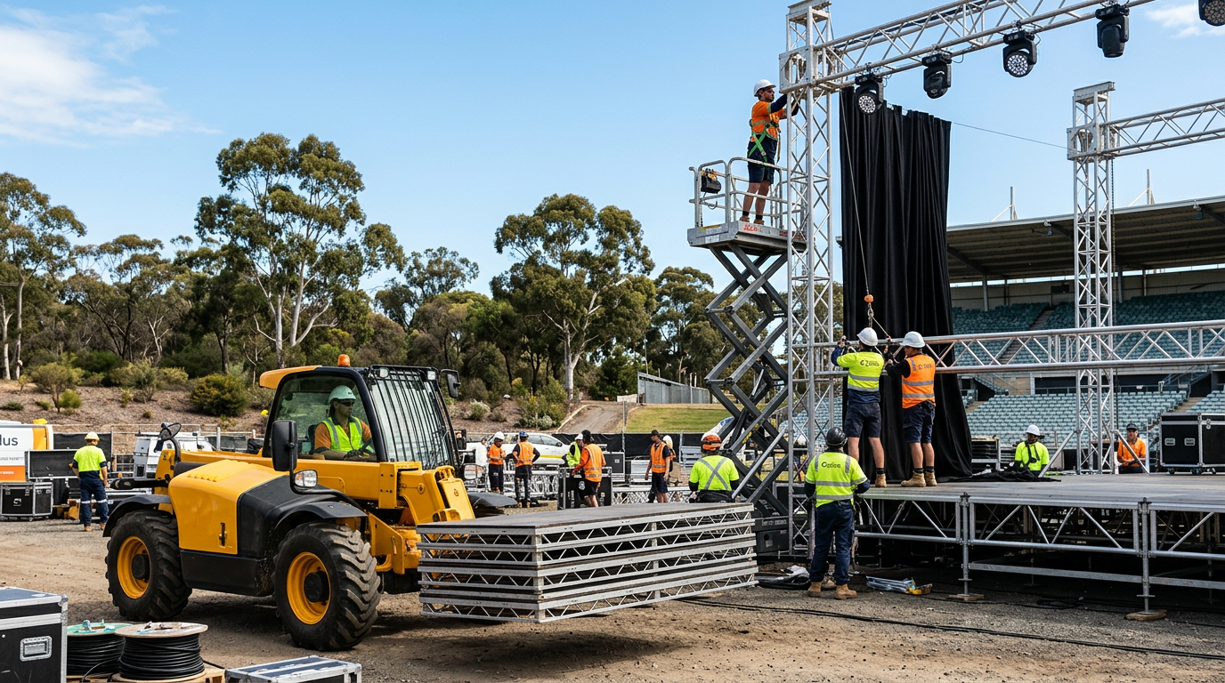 When to Use Site Infrastructure Crew for Stadium Events in WA